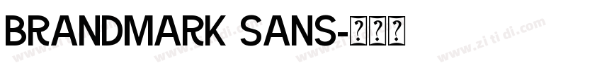 BRANDMARK SANS字体转换